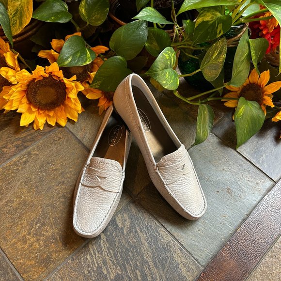 Talbots Brazilian Leather Penny Loafer in Silver- NEW - Picture 16 of 16